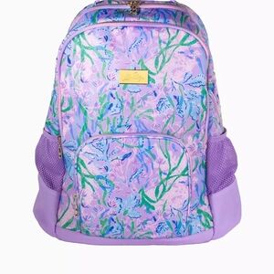 Lilly Pulitzer Full Size BACKPACK Secret Colorful Floral Backpack
